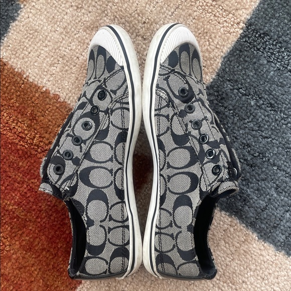 Coach Keeley Slip-On Sneakers, Black and Gray, Size 8B - Picture 8 of 16